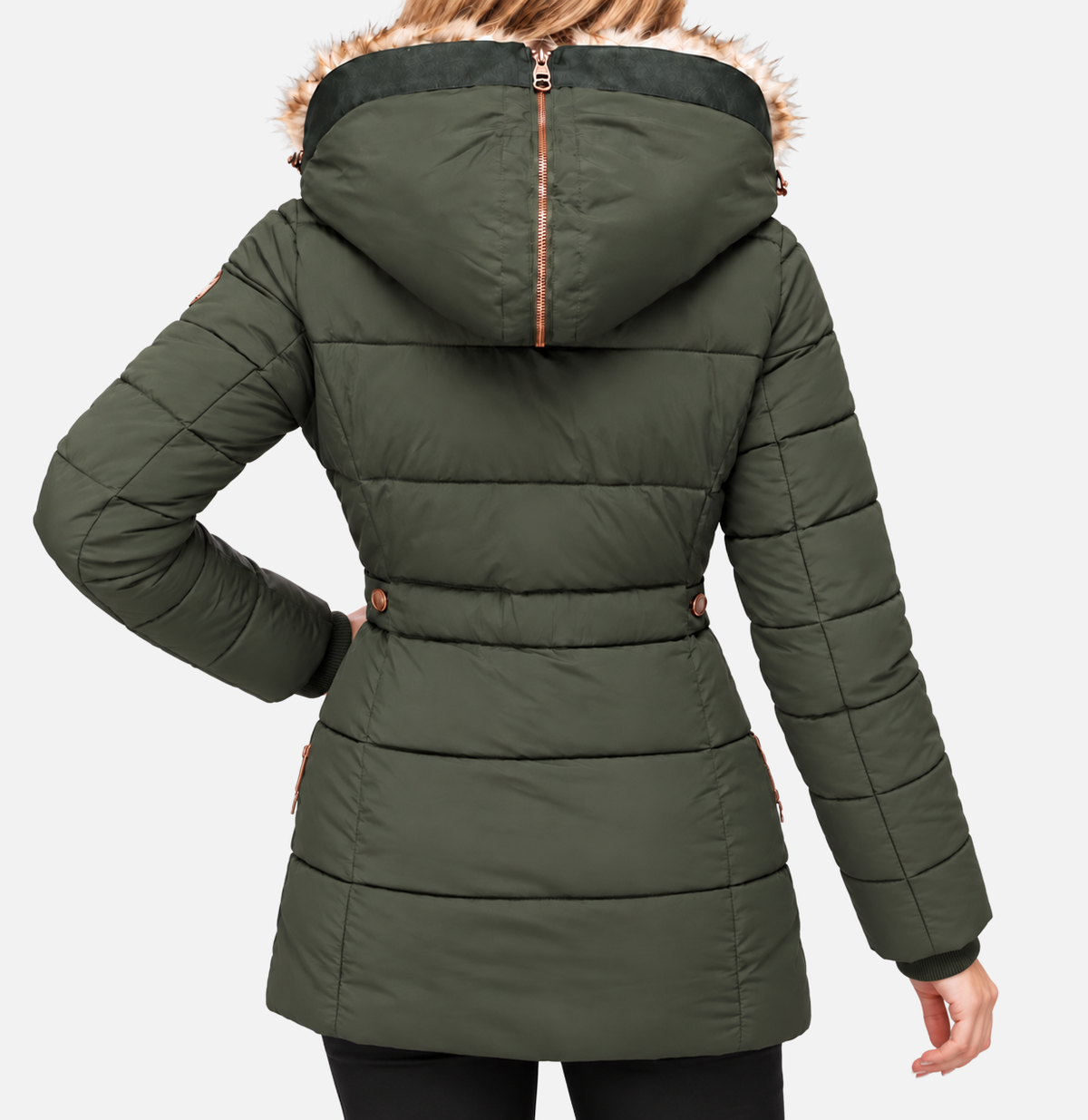 Belén Women's Fur-Lined Hooded Winter Jacket