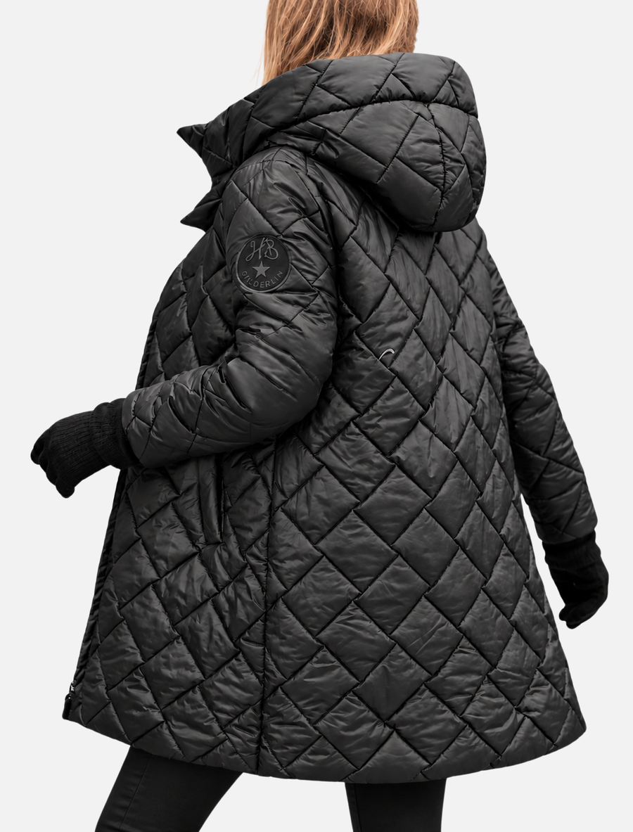 Clara Women's Diamond Quilted Long Winter Coat
